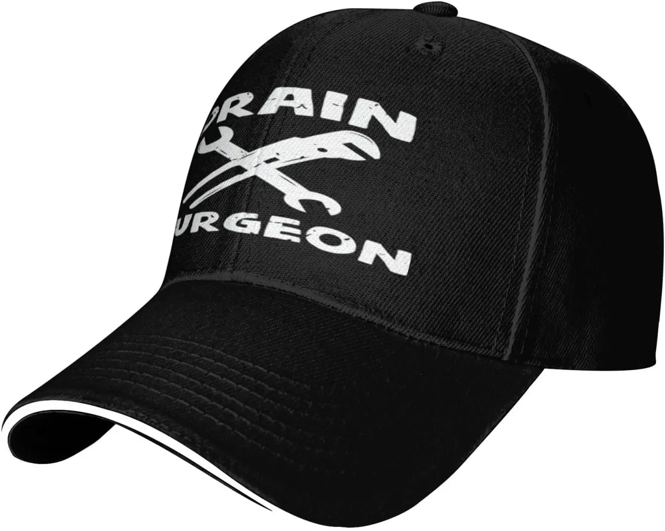 Drain Surgeon Plumber Tool Graphic Baseball Cap Adult Polyester Casual Adjustable Sun Protection Hat