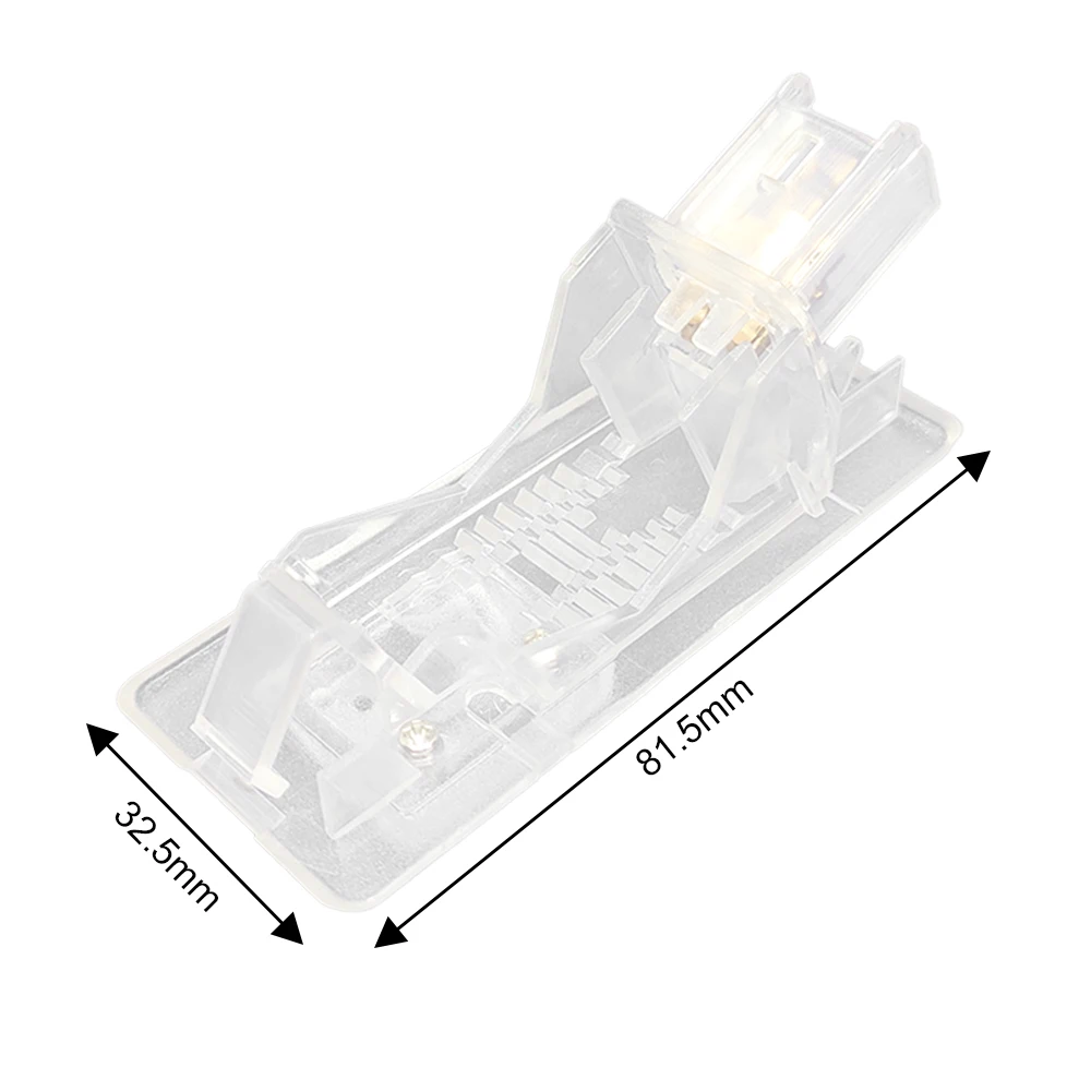 1Pc Clear Plastic Car Rearview Camera Bracket License Plate Light Stand Housing for Renault Duster Laguna 2 3  Espace 4 Clio 3