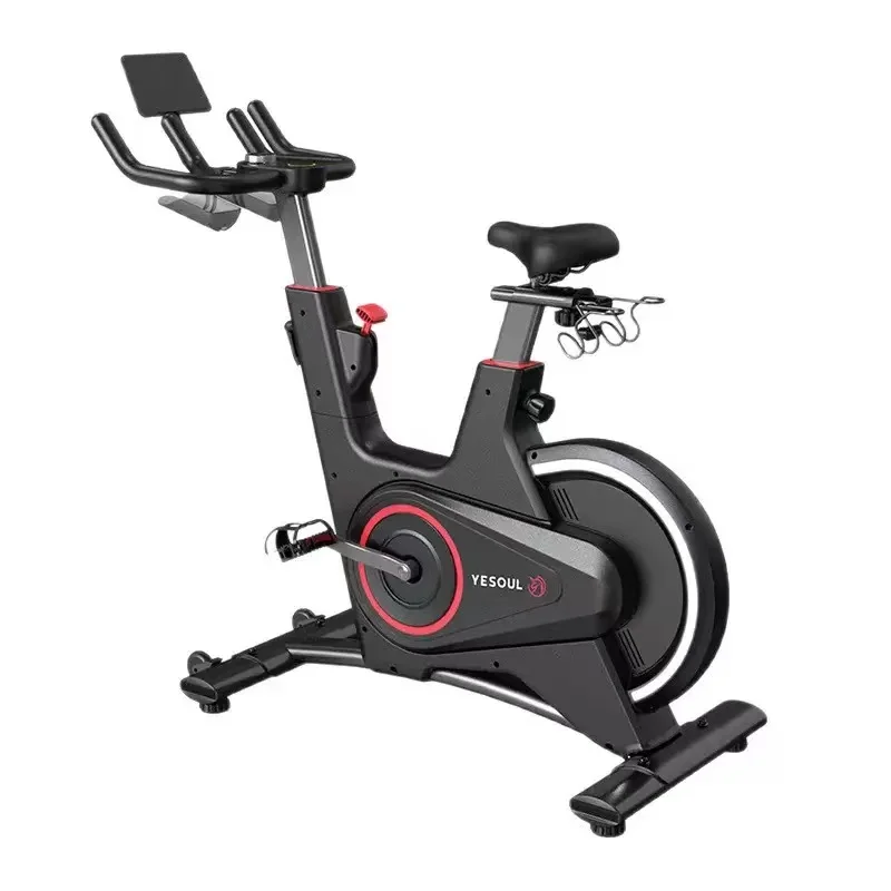 Magnetic for Fitness Static Bike Steel LCD Display 150kg Capacity Rear Wheel Drive Home Use Professional Exercise Bike