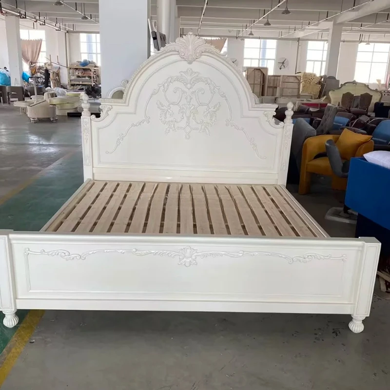 American Wood Bed 2 People King Size Beds Headboards Comferter Letto Matrimoniale Queen Bedroom Furniture Set