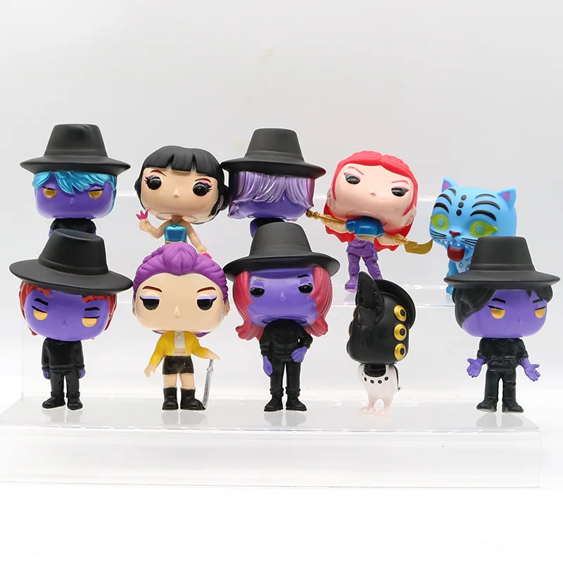 Kpop Boy Band – figurines d'action de Style poupées, jouet à collectionner, cadeaux d'anniversaire pour adultes, décoration de gâteau, décoration de bureau tendance