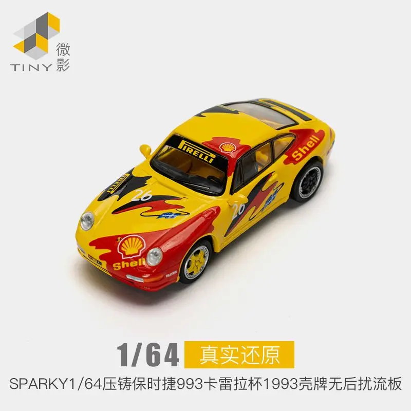 

Tiny1:64 Porsche 993 Simulation Alloy Sports Car Model Car Ornament Collection Toy Gift