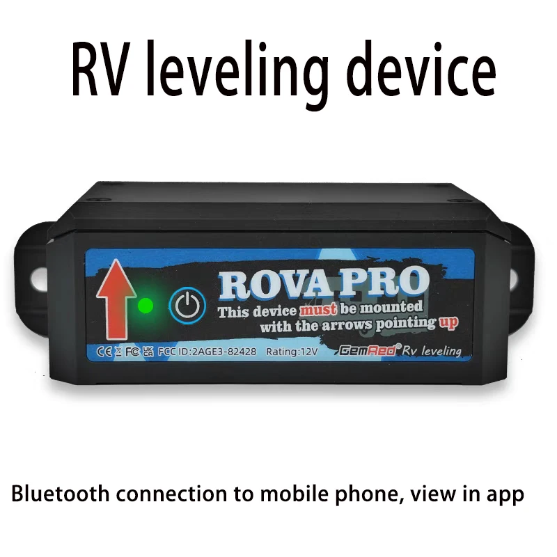 Rv nível bluetooth conectar telefone app vista biax xy reboque do carro unidade parque memória ângulo de arrasto placa equilíbrio carga remota