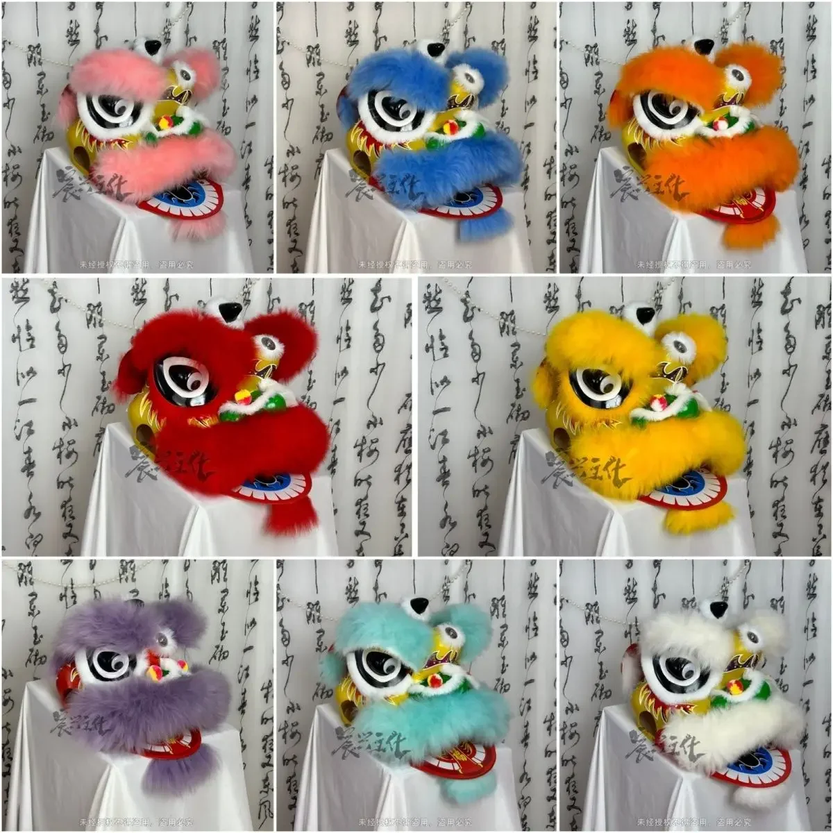 

Chinese Traditional Culture Lion Dance Children's Performance Props Traditional Culture Party Festivall Only The Lion Head
