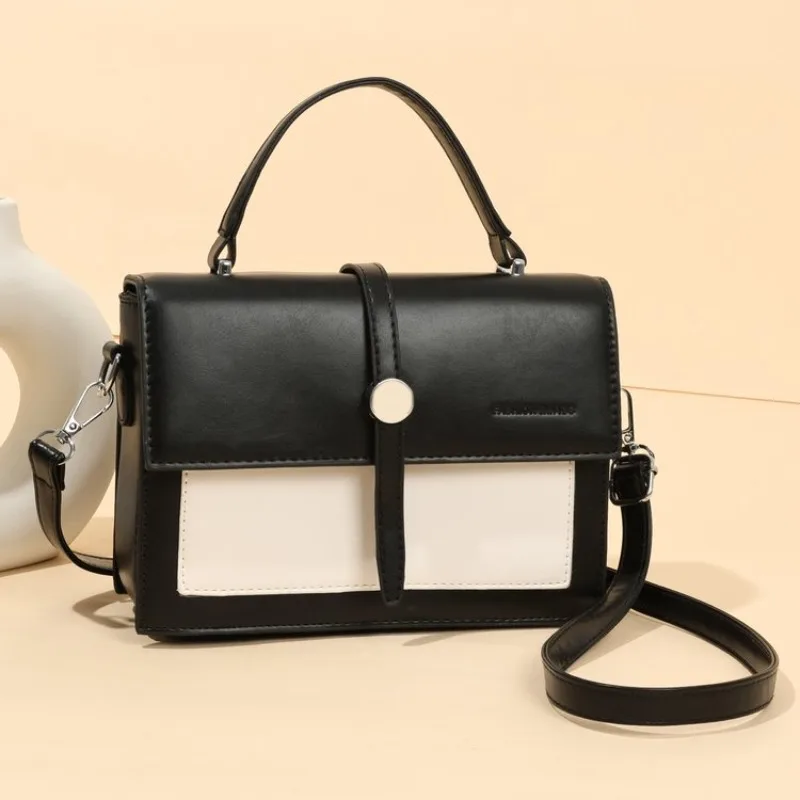 

Feeding Supply Leather Diaper Bag High End Paris Classic Vintage Craft Casual Crossbody Tote Bag Complete Storage Mommy Outdoor