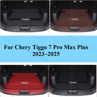 For Chery Tiggo 7 Pro Max Plus 2023~2025Car Boot Mat Rear Trunk Liner Cargo Leather Floor Carpet Tray Protector Accessories Mats
