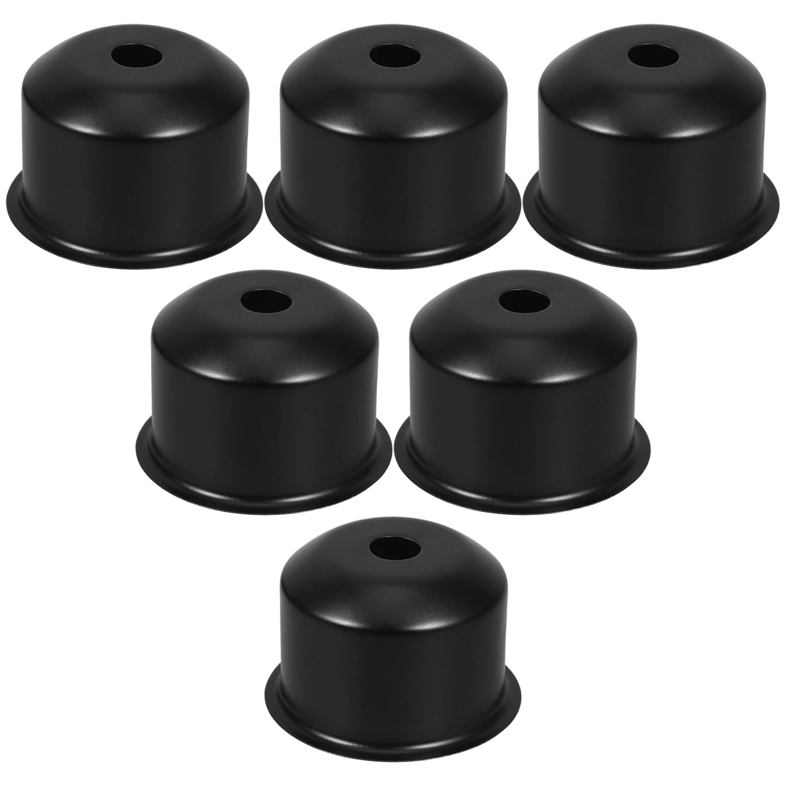 

6pcs Lamp Holder Base Cup Fitting Parts 10mm Hole E27E14 Socket Universal Compatibility Quick Installation Modern Lighting