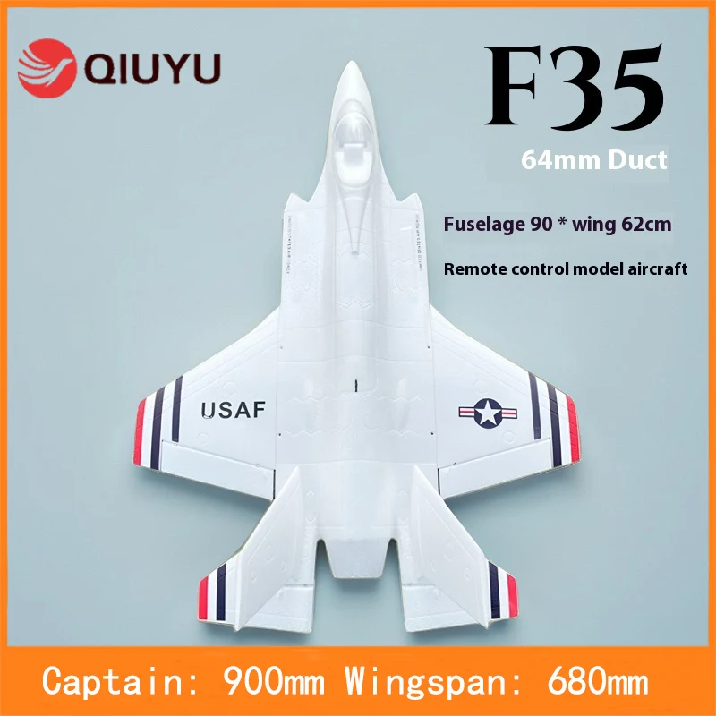 F35 Lightning Ii 64mm Channel Epo Model Remote Controlled Aircraft Adult Fighter Modified Aerobatic Flight Fixed Wing