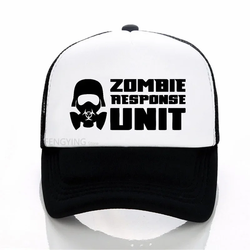 

Cartoon ZOMBIE Response Unit Team baseball cap hip-hop trucker cap Unisex Casual sports mesh hat