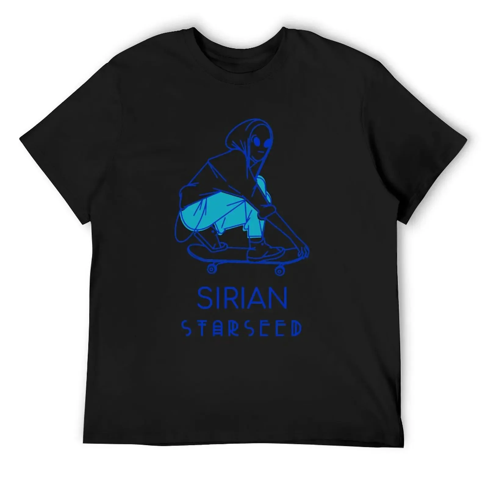 SIRIAN STARSEED APPAREL T-Shirt plus size tops for a boy vintage graphic tee plain white t shirts men