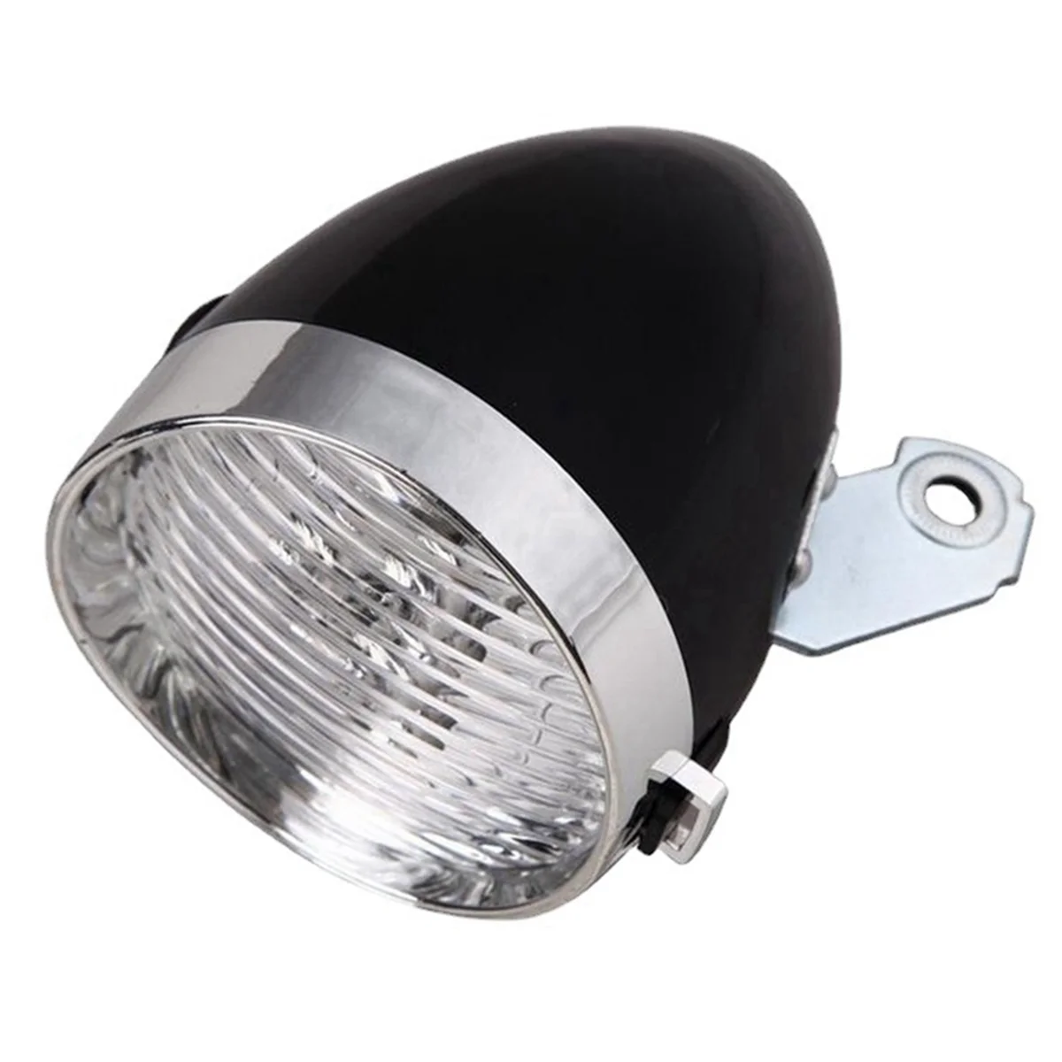 A71P المصابيح الأمامية للدراجة الجبلية المصابيح الأمامية الرجعية 3LED أضواء ركوب الخيل أضواء أمامية معدات ركوب الليل أسود #6