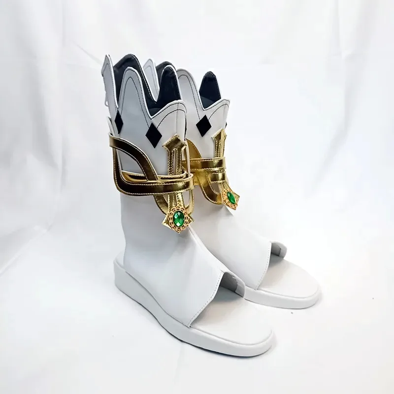 Anime Spiel Cosplay Stiefel Genshin Impact Sumeru Nahida Lesser Lord Kusanali Schuhe Halloween Zubehör Nach Maß 6;d'3,