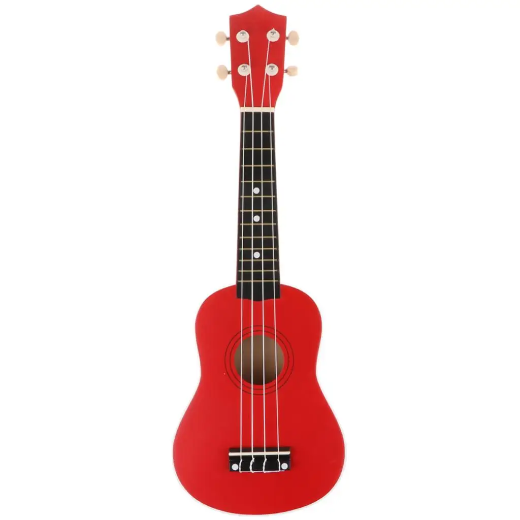 21 Inch Basswood Wooden Ukulele Uke Starter Kit Acoustic Guitar for Kids Musical Instruments for Beginners Practice