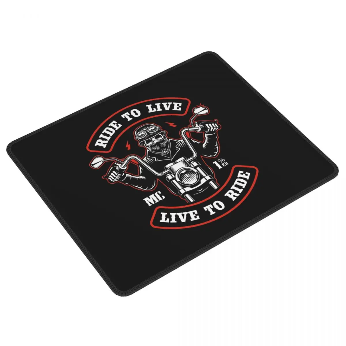 Ridin Livin Motorcycle Skull (5) Mouse Pad Computer Keyboard Mouse Mat Gamer PC Desk Mat Office Table Mats