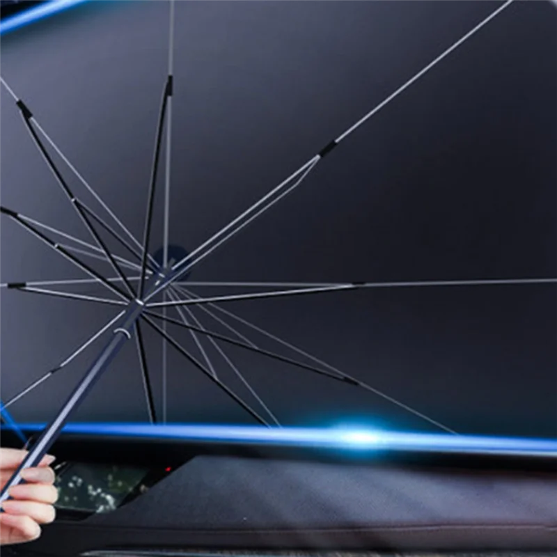 AONEQ-Convenient Multi Foldable Car Parasol Windshield Sunshade Front Car Interior Use