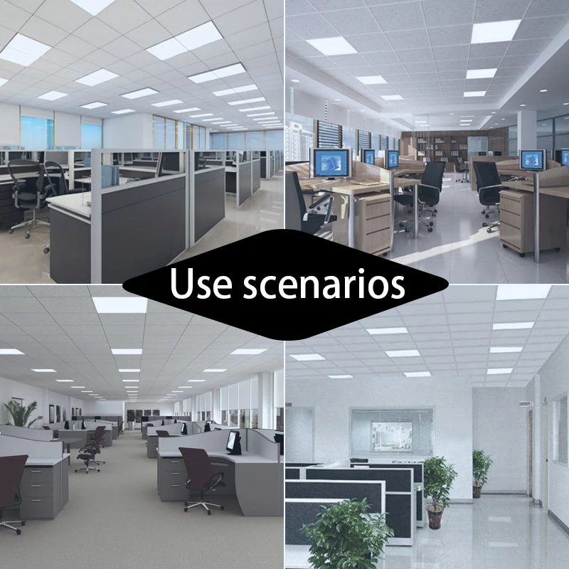 مصباح سقف Led لوحة رفيعة للغاية Led مربع ضوء مصباح راحة للإضاءة الصناعية المكتبية إضاءة داخلية LED مصباح مسطح