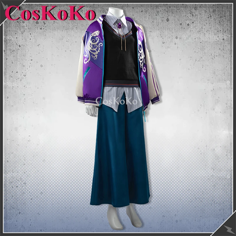 【Customized】CosKoKo Hoshirube Sho Cosplay Anime VTuber Costume Fashion Handsome Uniform Halloween Party Role Play Clothing New