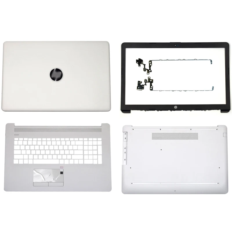 

New Original Laptop/LCD Back Cover/LCD Front Bezel /Palmrest Upper Case/Bottm Case /Hinges For HP Pavilon 17-BY 17-CA White