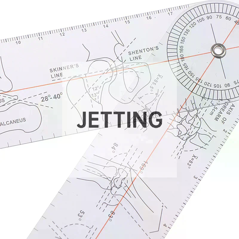 Multi-Ruler Goniometer Angle Medical Ruler Joint Orthopedics Tool Instruments