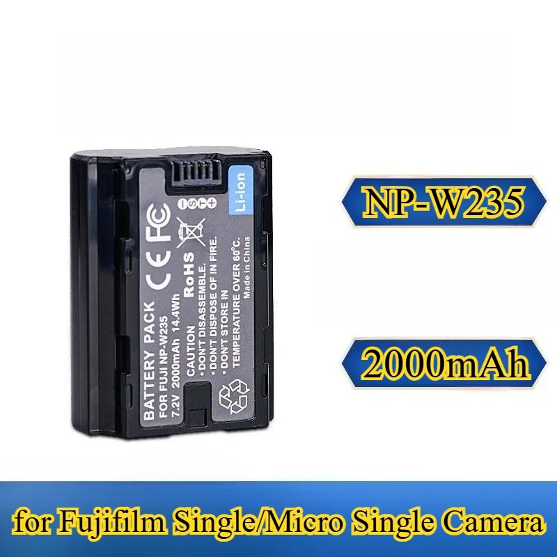 2000mAh NP-W235 استبدال البطارية ل فوجي فيلم X-T5 X-T4 X-H2 X-H2S GFX100S GFX50SII لكاميرا X-S10 X-T30 II X100V