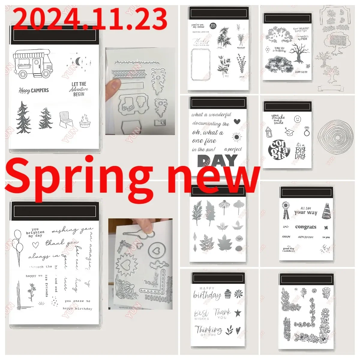 

2025 New Stamps Scallop Labels Anemone Flower Metal Cutting Dies DIY Scrapbooking Photo Album Decor Embossing Paper Card Crafts