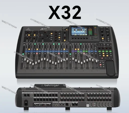 Behringer X32 40-channel Digital Mixer with 32 Gain-Programmable Mic Preamps, 25 Motorized Faders, Virtual FX Rack, and 7