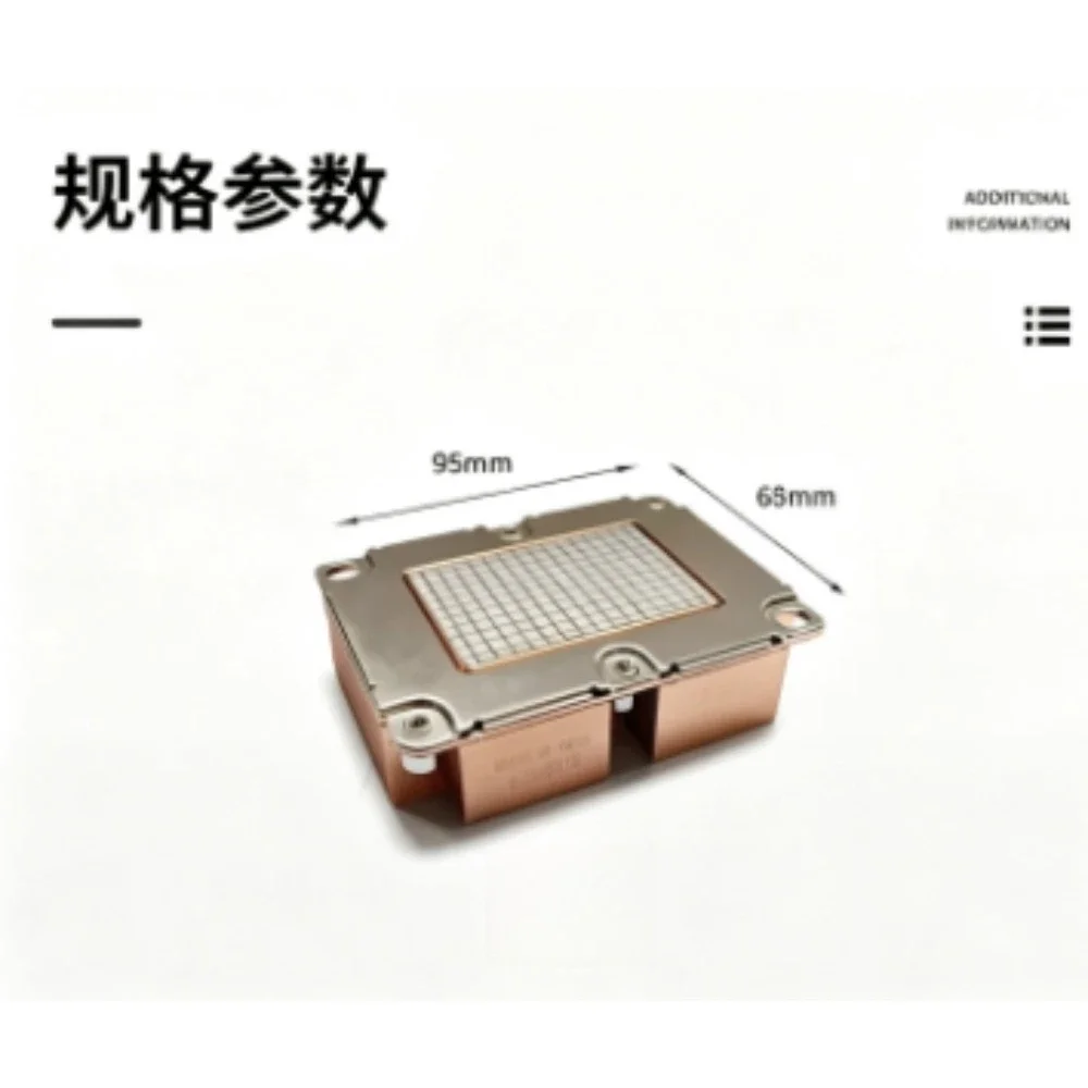 For 3647 Rectangular 1U Pure Copper Vapor Chamber Server Heatsink ITX Slim Computer Desktop Fan B4A