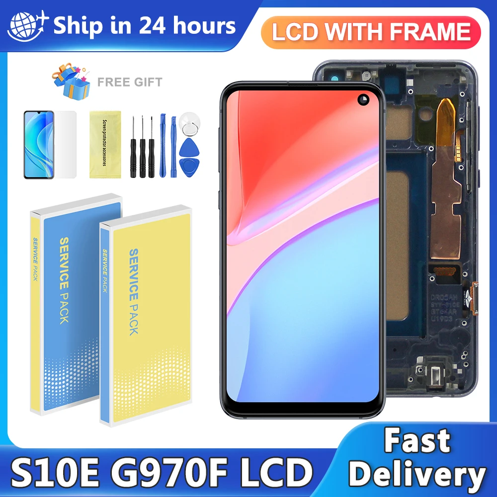 TFT For Samsung Galaxy S10E G970 G970F Lcd Display Touch Screen Digital Replacement S10E Display Screen Assembly