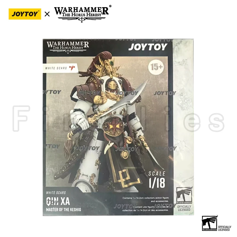 

1/18 JOYTOY Action Figure The Horus Heresy White Scars Qin Xa Anime Model Collection Toy