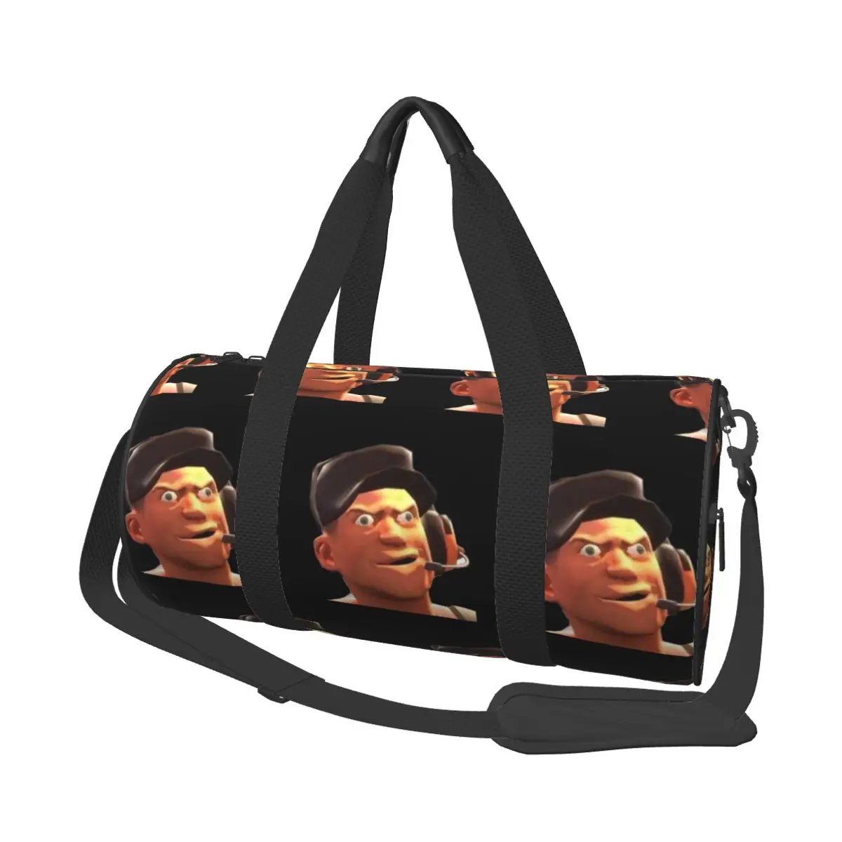 

Team Fortress TF2 Scout Gmod Face Funny Meme Large Duffle Gym Bag Multi-Functional Duffle Travel Bags Handbags Fitness bag