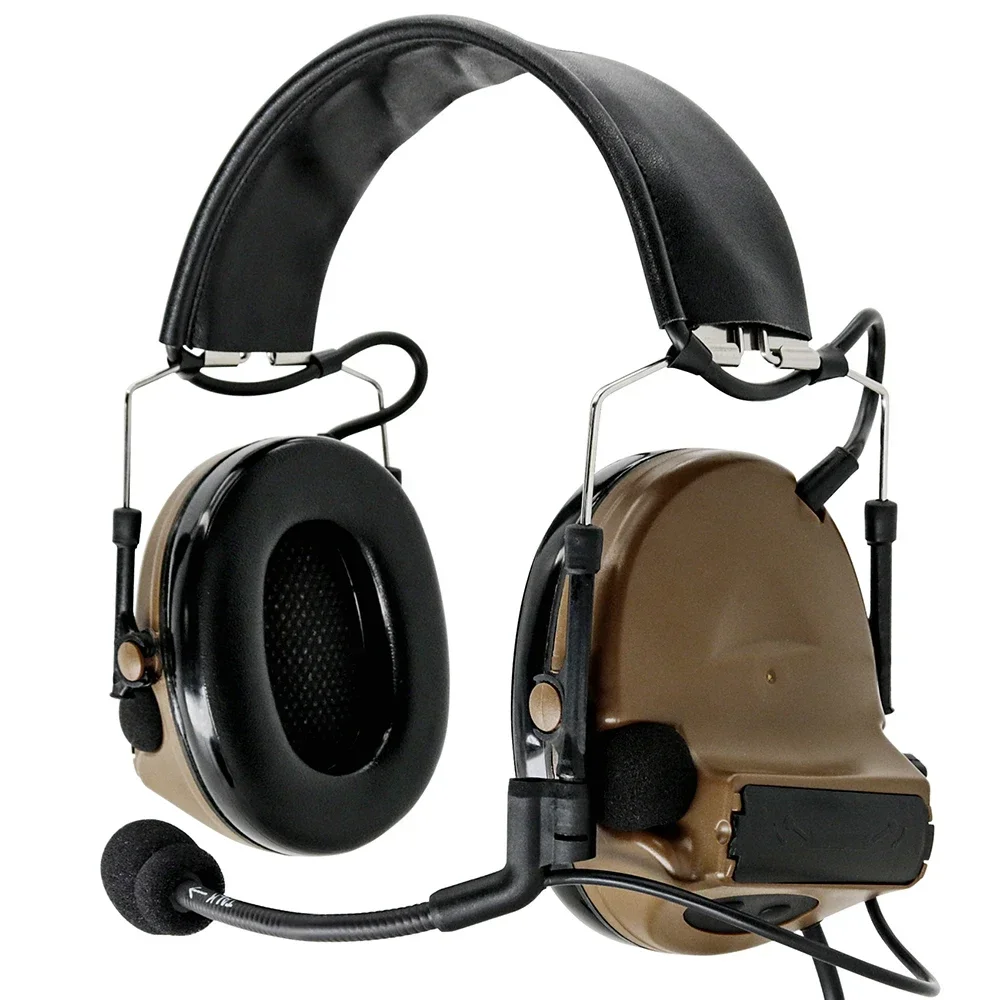Tactical COMTAC Headset Hear Protection Electronic Earmuffs COMTAC II Tactical Headphone Noise Reduction Airsoft Shooting Headse