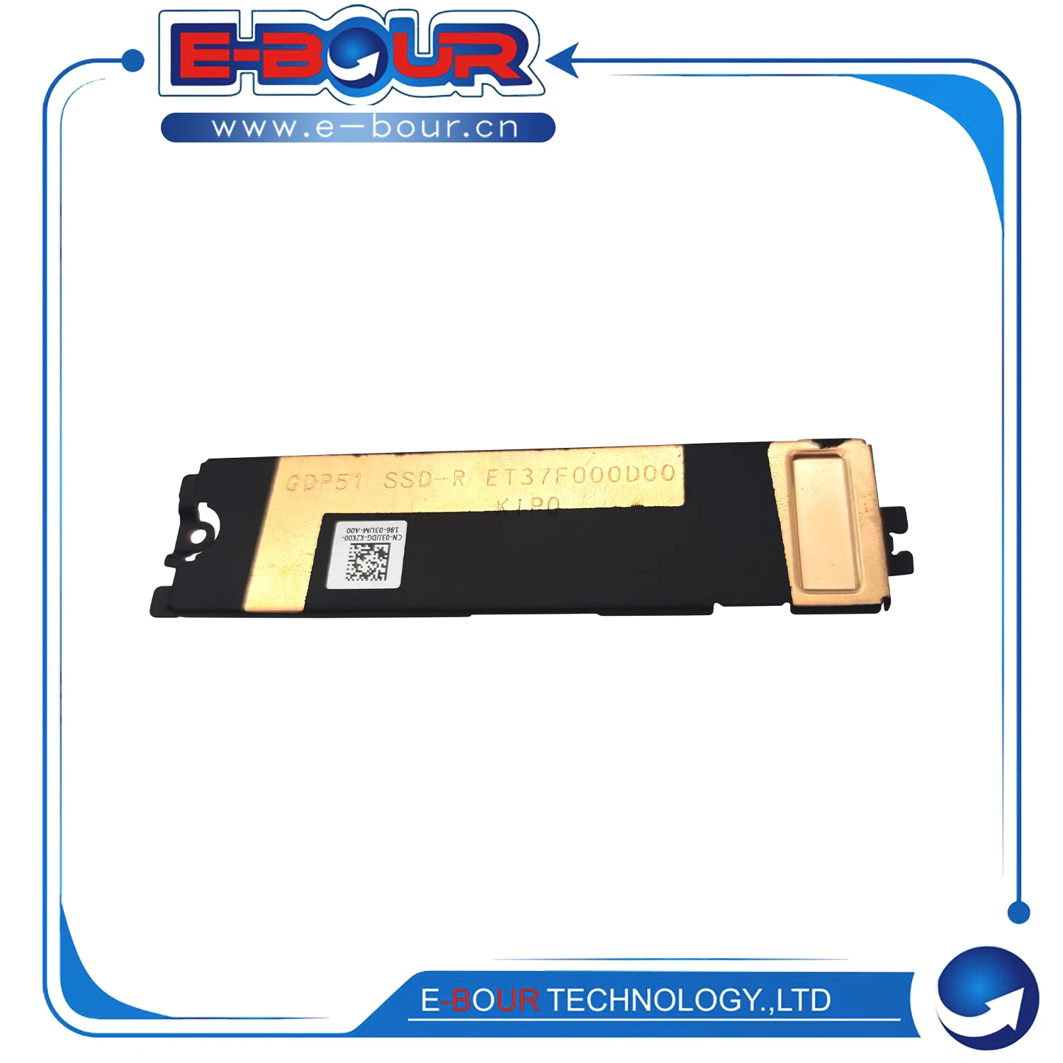 2-й M.2 радиатор SSD чехол для жесткого диска, тепловой экран, кронштейн, левый и правый радиатор, чехол для жесткого диска XPS 15 9500 9510 9520 5550 5560