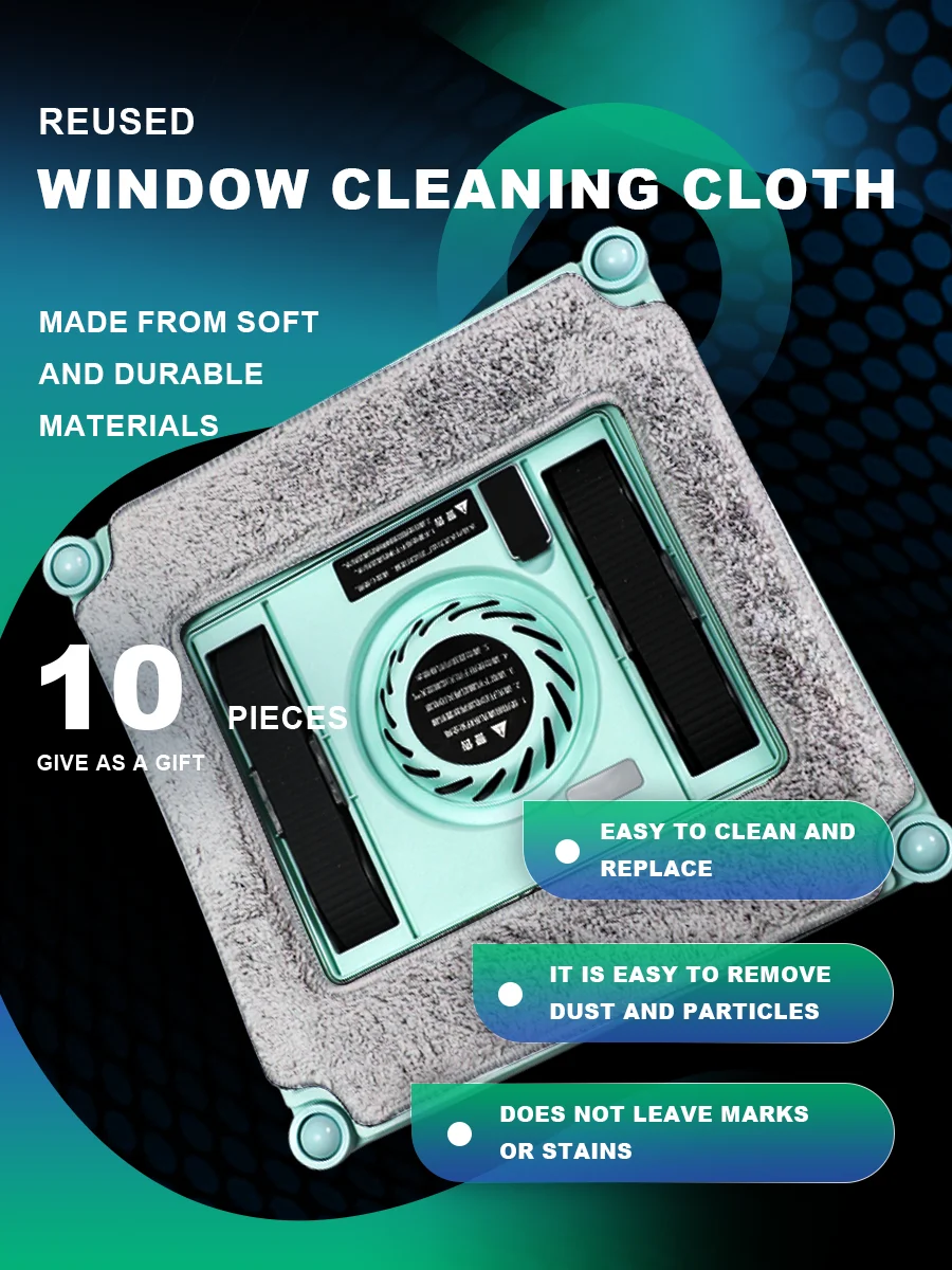 نافذة منزلية رذاذ الماء التلقائي جهاز آلي لتنظيف الأتربة التحكم عن بعد نافذة كهربائية ممسحة ممسحة الزجاج المنزلية