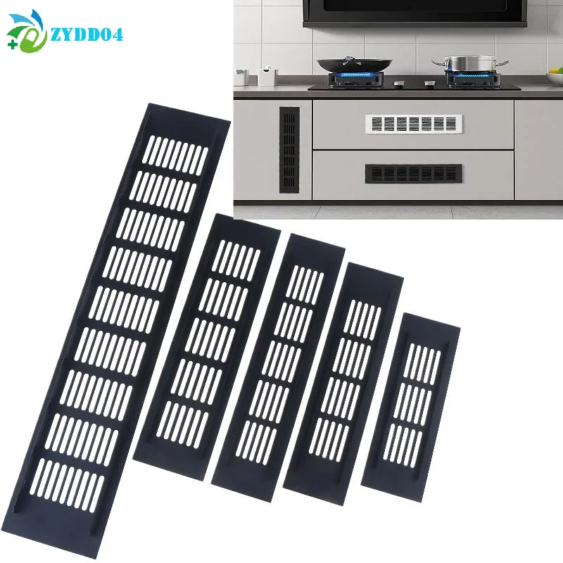 

● 1 шт. бытовая вентиляционная решетка для стен, крышка для вентиляционного отверстия шкафа, аксессуары для самостоятельной установки, 50/60/80 мм*150-500 мм