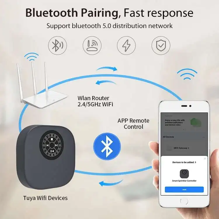 

8 Way Garden Controller Vae Irrigation Smart Watering System WIFI Water Timer