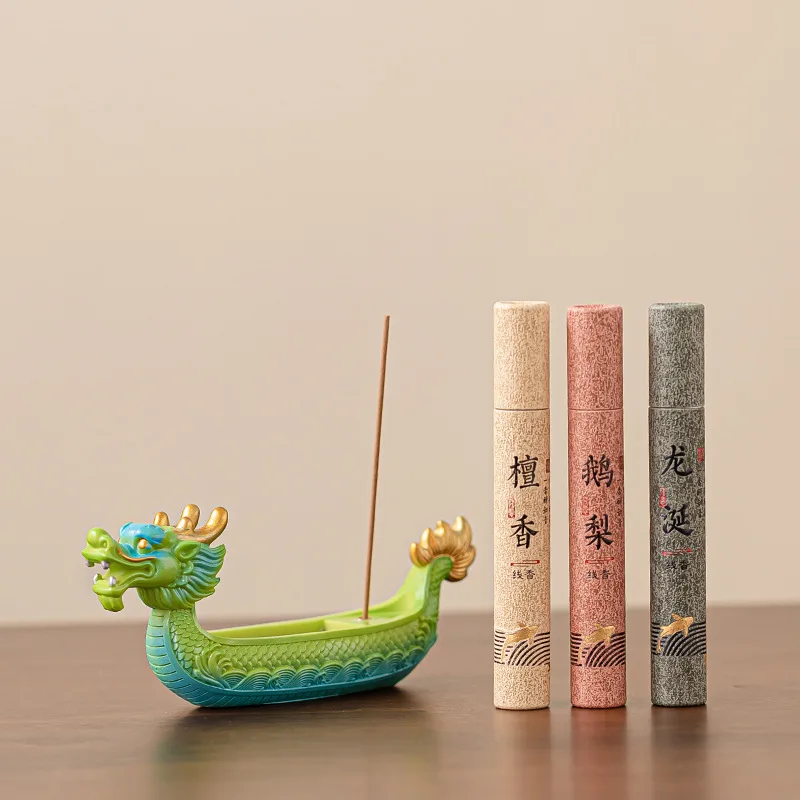 Loong Boat Line Incense Burner  Incense Resin  Sandalwood  Agarwood Base Decorations Dragon Boat Gift Line  Incense Insert
