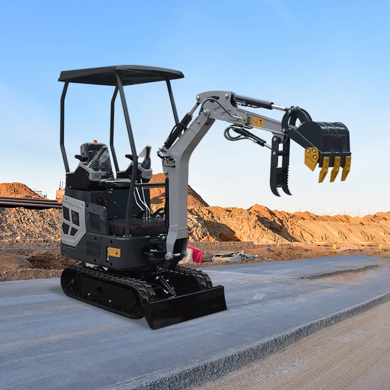 منتج مخصص 1 طن حفارة مجنزرة 1000 كجم حفارة صغيرة صغيرة كوبوتا آلة التعبئة الهيدروليكية حفارة صغيرة السعر fr