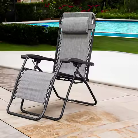 Sports Zero Gravity Outdoor Portable Folding Camping Lawn Deck Patio Pool Recliner Lounge Chair, Customized
