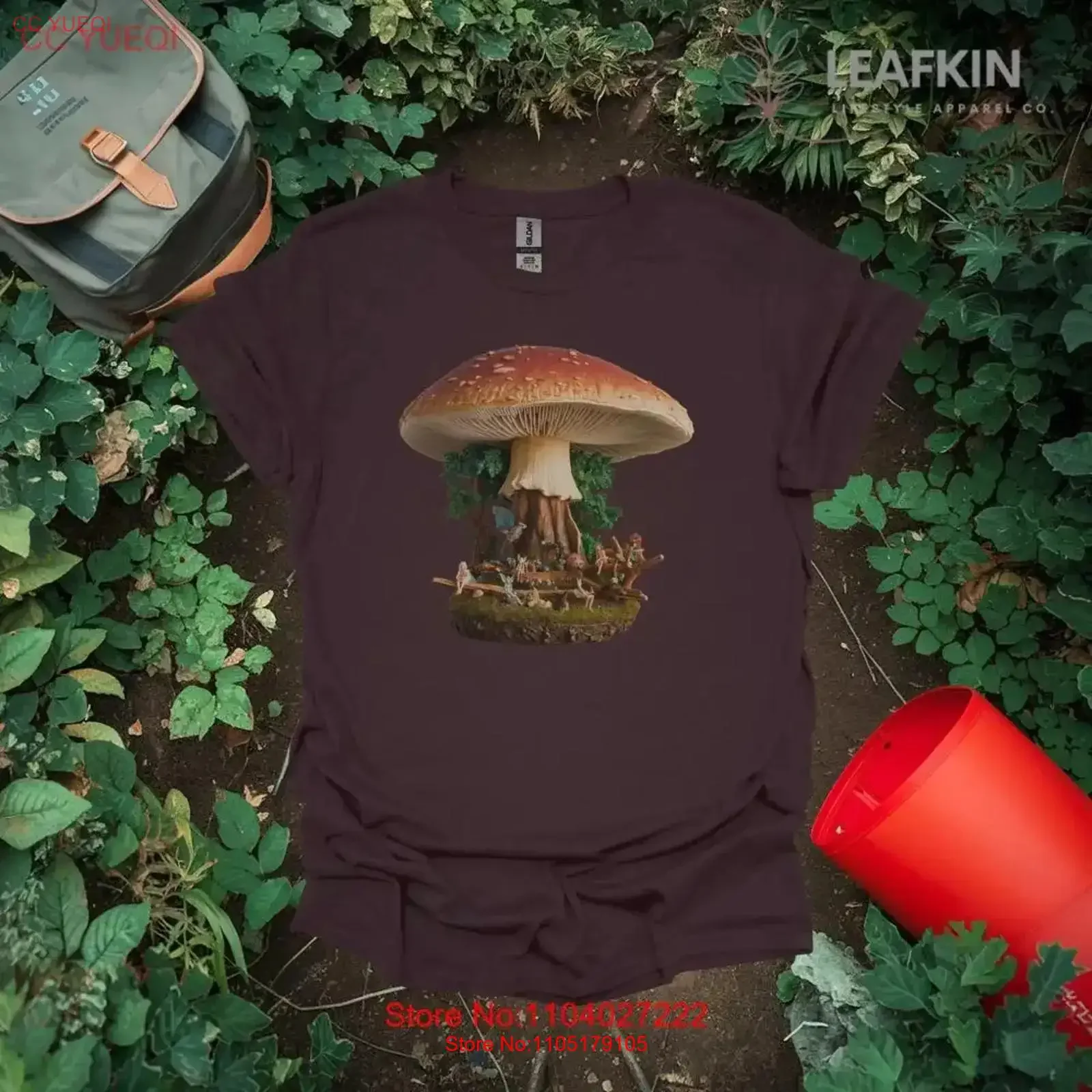 Whimsical Mushroom T Shirt Fantasy Fairy Garden Unique Fun Novelty for All Ages Valentine her Spring vintage Washed fashion