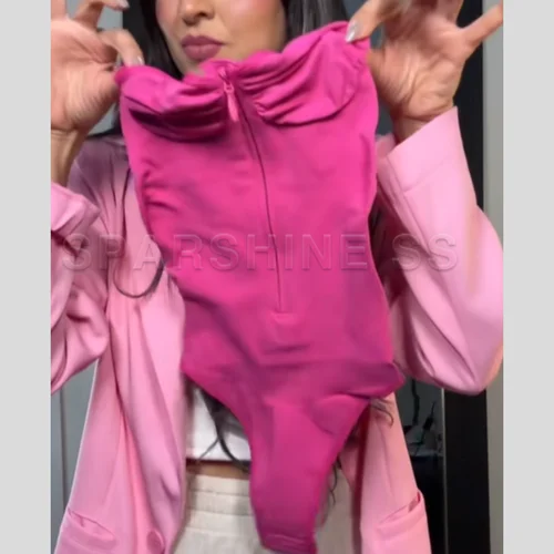 Imagen 1 del producto Fajas Colombianas moldeadoras de cuerpo para mujer, Body sin costuras con cremallera frontal, Tanga ajustada, ropa moldeadora de compresión, ropa BBL