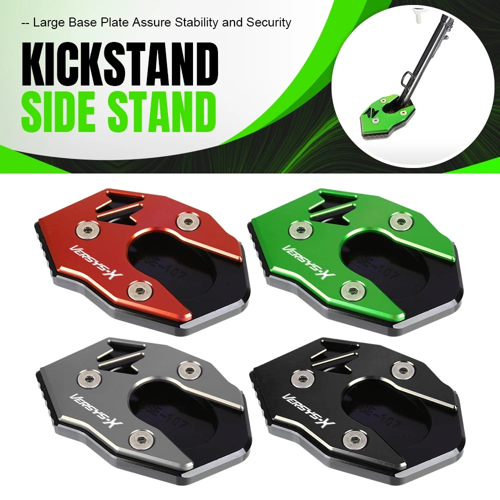 

FOR KAWASAKI Ninja H2 SX SE VERSYS-X300 ABS 2016 2017 2018 2019 2020-2023 Motorcycle Kickstand Foot Side Stand Plate Enlarged