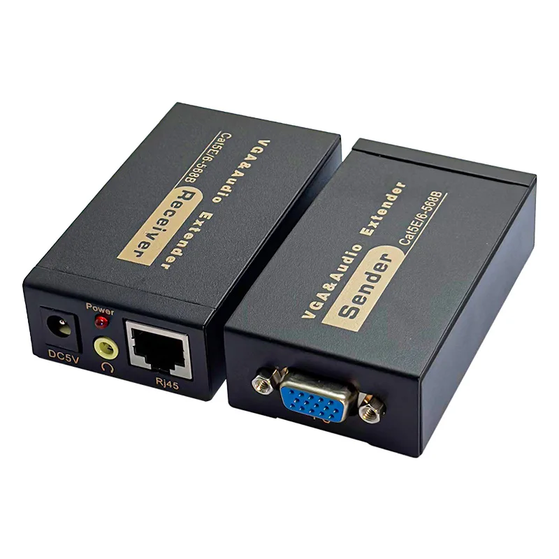 高品質-100-メートル-328-フィート-vga-ビデオオーディオ信号エクステンダー-rj45-cat5e-6-1080p-hd-延長アダプター-1920x1440-@60hz-eu-us-プラグ