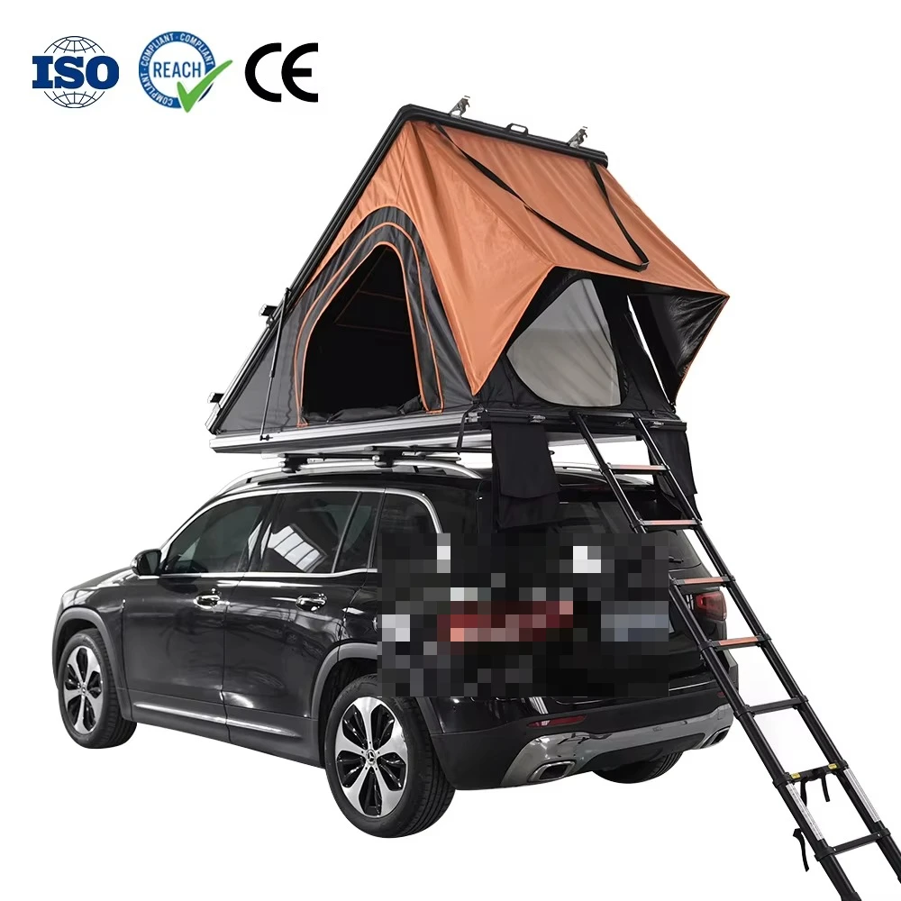 

Luxury aluminum clamshell hard-shell roof tent, waterproof, universal in all seasons, off-road vehicle roof tent