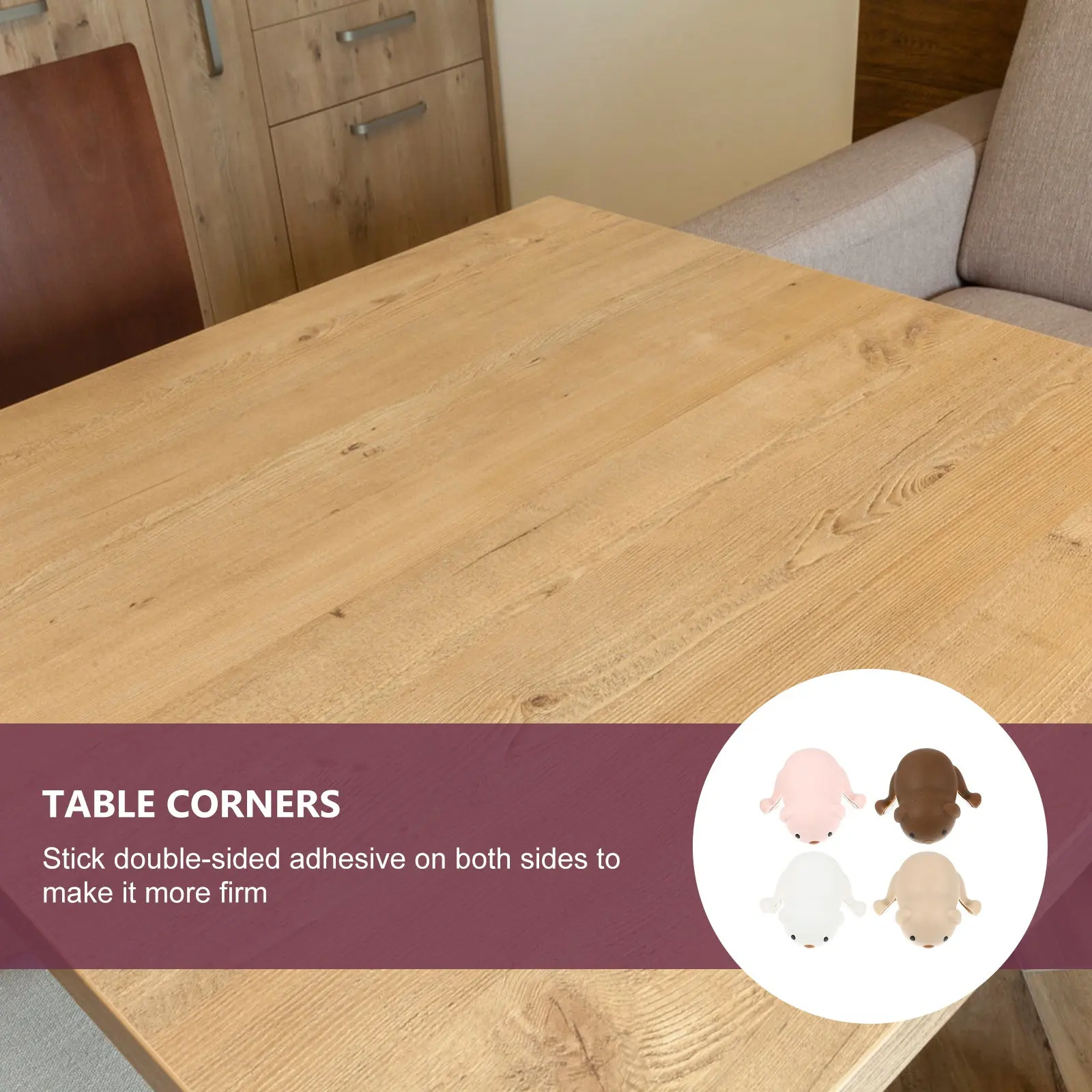

4pcs Children Safety Supply Baby Proofing Corner Guards Food-Grade Silicone Anti-Collision Protection For Home Furniture Table