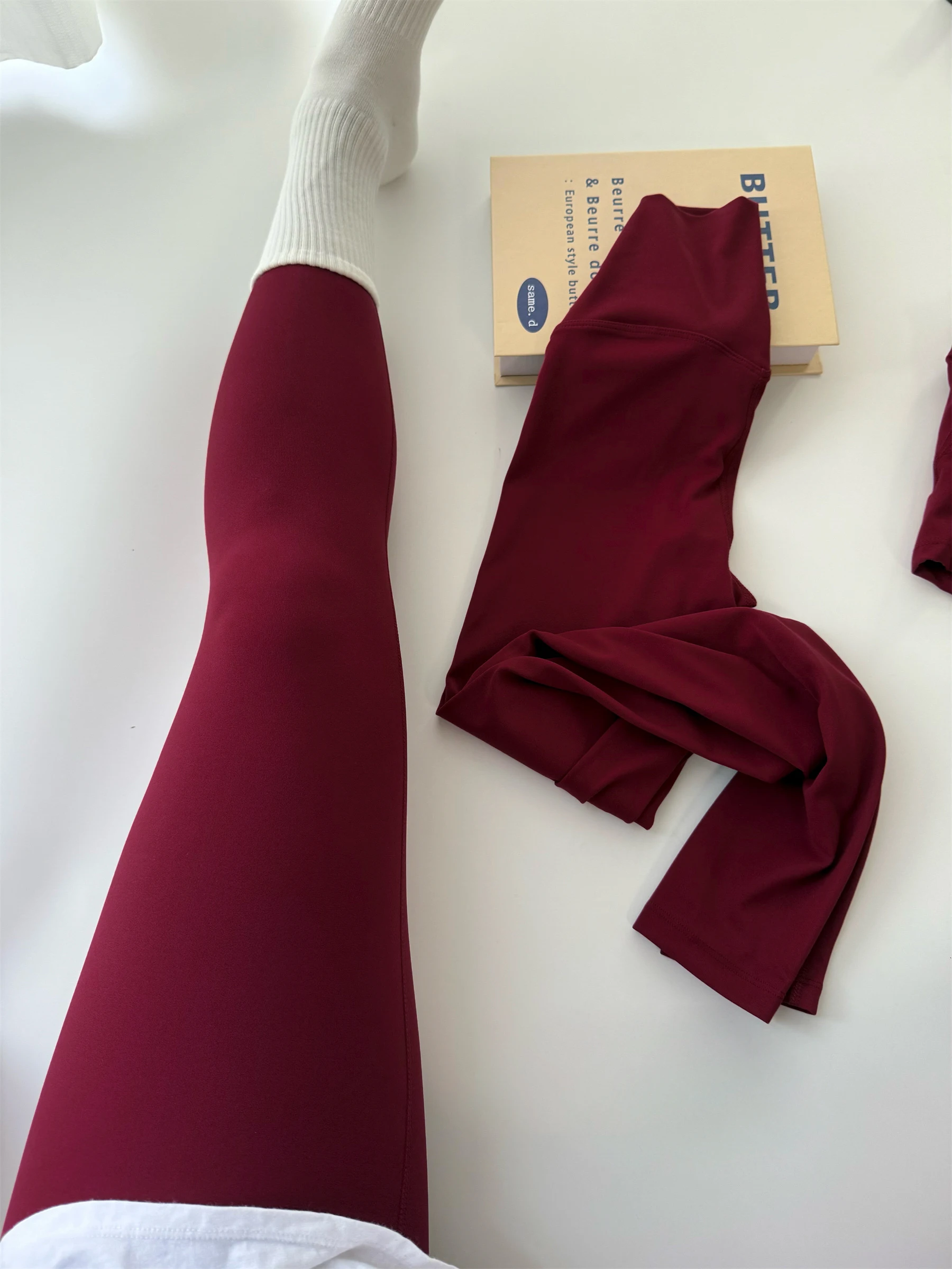 Frauen Gym Yoga Hosen Hohe Taille Nackt gefühl Laufen Radfahren Leggings Atmungsaktive Sport Nahtlose Stretchy Fitness Yoga Hosen – Detail 11