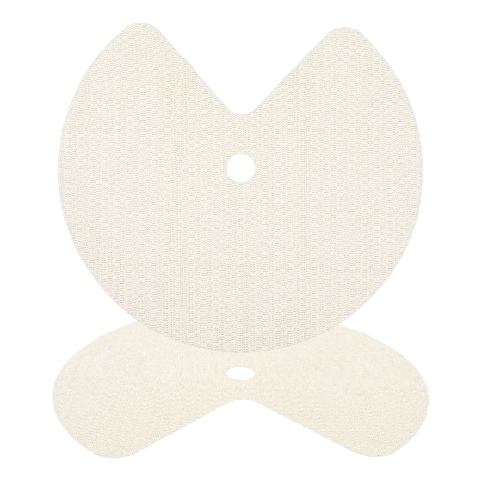 

2 Pcs Kitchen Anti Pad Circular Shelf Liners Lazy PVC Soft Non Skid Fits Corner Shelves Cabinet Drawer