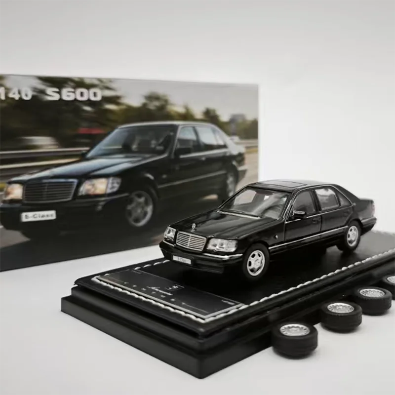 WTX 1:64 Scale  S-Class W140 S600 Alloy Car Model Adult gift Static finished decoration Desktop creative Toy