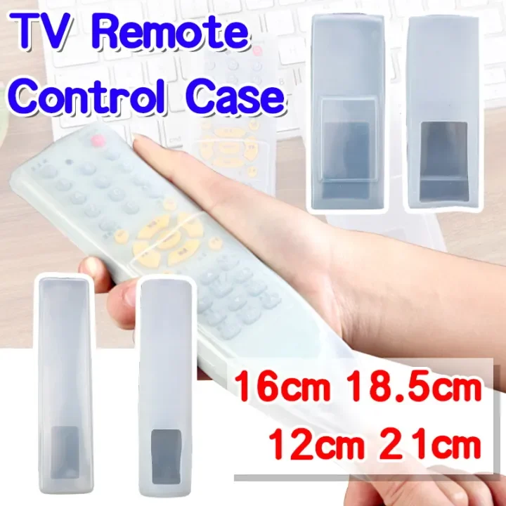 Household TV Remote Control Cover Portable Silicone Air Conditioner Cover Dust Protect Protective Storage Bag Covers