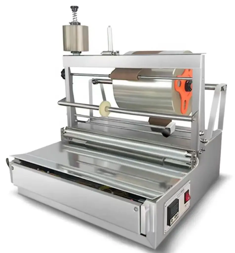 

Semi-auto Playing Card Perfume square Box Hot Film Machine, BOPP Transparent Film Packaging Machine