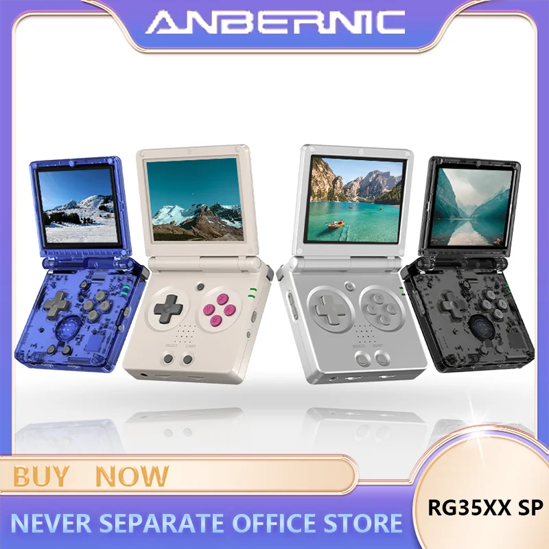 

RG35XXSP Flip Handheld Console Linux System IPS Screen 3.5" HDMI-compatible TV Output Wifi 64G 5500 Games Video Console